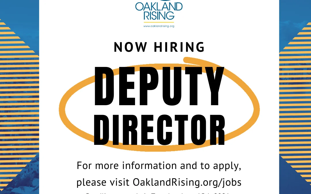 Our New Exec. Director Is….Plus A Call for Deputy Director Candidates