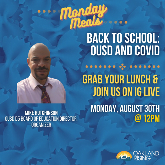 8/30/21 Monday Meals: Back To School-Covid Special